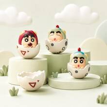 MINISO Crayon Shin-Chan Roly-Poly Blind Box, 1 Random Figure, 16 Styles, For Fans & Collectors, Birthday & Christmas Gift - Roly-poly Figure - View 2