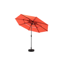 Aluminium 10ft 3 Tier Auto-Tilt (Khaki) (No Base) - 橘色 + 鋼鐵 + 花園與戶外 - 查看 7
