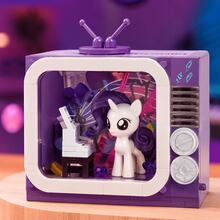 MINISO My Little Pony Tv Show Series Blind Boxes, Mini Television Frame Scene Assemble Toy, Random 1 Design, For Desk Shelf Room Decor, Birthday Gift - Random Style - 1 Blind Box - View 4