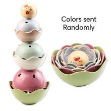 Baby Stacking Cups Toy, Suitable For 6-12 Months Infants, Montessori Toddler Toy, Gift/Christmas Gift - Multicolor - View 11