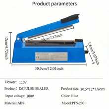 RAF Manual And Electric Heat Sealer, Suitable For Plastic Storage Bags And Food Vacuum Bags, Kitchen Food Storage Tool, Camping Food Sealing Machine, Autumn/Winter Promotion - Japan A Type Plug(100V) - View 12