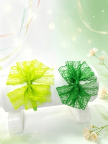 1pc Women's Lace Bow Headband Hair Accessory, Suitable For Halloween And Various Holiday Theme Party Costume Props And Daily Dress-Up Accessories - Multicolor - View 5