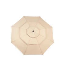 Aluminium 10ft 3 Tier Auto-Tilt (Khaki) (No Base) - 卡其色 + 鋼鐵 + 花園與戶外 - 查看 6