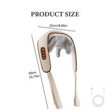 SOKANY Smart Neck Massager (With Heating), USB Rechargeable (1200mAh Battery). Smart Timer, Hand-Like Kneading Massage. Multiple Modes. Suitable For Neck, Back, Leg, Shoulder Massage. Perfect Gift For Parents And Friends. - Multicolor - View 4