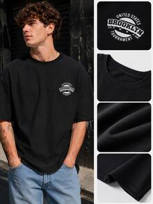 Men Swim Cover-Ups - Black - View 2