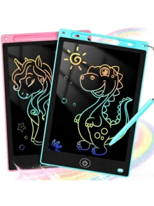 1pc 8.5 Inch Portable LCD Writing Tablet, Lightweight Reusable Erasable Electronic Drawing Board - Multicolor - View 1
