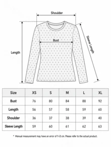 Women's Round Neck Polka Dot Casual Versatile Daily Commute Long Sleeve T-Shirt Vacation - Gray and Black Polka Dots - View 5