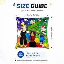 Roblox 3pcs Game Theme Pillow Covers, Modern Character Print Cushion Covers, Zipper Closure, Soft And Durable Fabric, Machine Washable, Suitable For Living Room, Game Room, Party, Room Decor, Home Decor, Cute Decoration - Roblo Boy Pillowcase - View 6