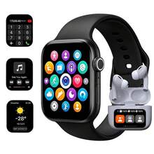 NcmRyu Set Jam Tangan Pintar Olahraga Luar Ruangan + Earphone Layar Sentuh Penuh 2,01 Inci, Mendukung Musik Bluetooth, Berbagai Mode Olahraga, Pemutaran Musik, dan Fungsi Lainnya, Cocok Sebagai Hadiah untuk Teman, Pasangan, Kompatibel dengan Android dan iOS - View 11