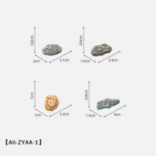 New 4pcs Micro Landscape Simulation Dinosaur Fossils, DIY Decorations, Desktop Accessories Small Ornaments - Small Ornament - View 6