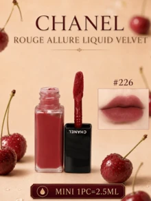 Chanel Allure Velvet Lip Gloss, ukuran penuh 6ml, ukuran sampel 2.5ml, tekstur ringan dan halus, tidak membuat bibir kering, tidak mempertegas garis-garis bibir, mencerahkan warna kulit, cocok untuk semua warna kulit. - Lip Gloss #226 - View 12
