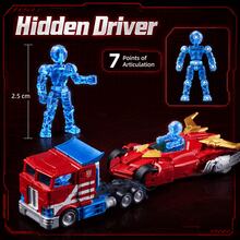 MINISO Transformers Vehicle & Mini Figure Blind Box, 1 Random Design, Collectible Desk Display, Birthday & Christmas Gift - Random Style - 1 Blind Box - View 9