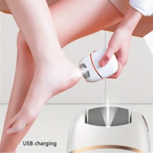 SOKANY 電動腳部繭皮去除器，USB 400mAh，2段速，LED，可拆卸式頭部，適用於厚皮，便攜式，≤36V，易於使用 - 白色 - 查看 4