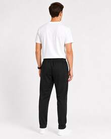 Adidas MARTIAL ARTS Straight-Leg Elastic Waist Sports Pants Black Classic Men's - Black - View 4