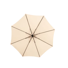 Best Choice Products 10ft Offset Hanging Market Patio/Easy Tilt Adjustment, Polyester Shade, 8 Ribs Backyard, Poolside - ( Dark Blue ) (No Base) - 卡其色 + 鋼鐵 + 花園與戶外 - 查看 4