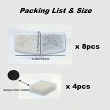 Automatic Pet Water Fountain Replacement Filter And Sponge Set, Suitable For Automatic Pet Water Fountain, 5-Layer Filtration System Replacement Filter For Pet Water Fountain - Multicolor - View 5