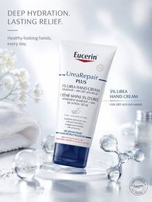 Eucerin Anti-Dryness Nourishing Hand Cream 75ml 5% Urea Memperbaiki Kulit Pecah-pecah Melembapkan Tidak Lengket - 75 ml - View 2