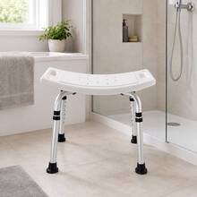 Shower Stool For Seniors With Adjustable Height, Compatible With Bathroom Shower Seats - 1 - View 2