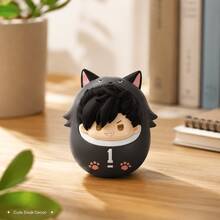 MINISO Haikyuu!! Karasuno Roly-Poly Blind Box Figure, Mainan Meja Goyang Lucu, 1 Gaya Acak, Hadiah Liburan - Beraneka warna - View 6