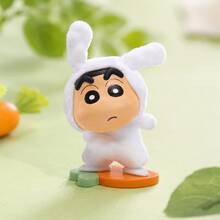 MINISO Crayon Shin-Chan Animal Costume Blind Box Figure, Random 1 Design, For Desk Shelf Room Decor, Birthday Christmas Gift - Animal Outfit Figure - View 4