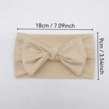 Newborn Photography Props Bow Headband, Multi-Color Soft Baby Headwrap, Newborn Photo Props Accessories, Milestone Commemorative Gift, Photography Studio Props, Baby Shower Gift - Multicolor - View 3