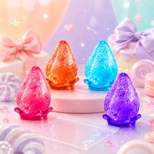 Colorful Transparent Water Drop Squeeze Toy, Soft Jelly Texture Sensory Stress Relief Toy, Educational Color Recognition Interactive Grip Training For Kids, Soft Comfortable Pressure Relief, Birthday Party Gift Classroom Reward Small Toy, Multi-Color Random Gift Item - Multicolor - View 12