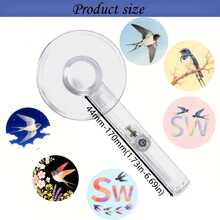Adjustable Round & Badge Cutter - Transparent Manual Circle Cutter, Sturdy Desktop Protector, Precise Multi-Purpose, For DIY Crafts, Fabric, Button Cutting, Photo Paper, Planner, Scrapbooking, School Supplies And Craft Supplies - Multicolor - View 4