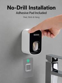 Fully Automatic Premium Toothpaste Dispenser, Bathroom Home Use, Wall-Mounted No-Drill Toothpaste Holder - Multiple Styles and Colors - View 4