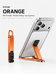 New Foldable Pocket Phone Stand, Portable Carabiner Phone Holder, Multi-Color Desktop And Hanging Stand, Hands-Free Phone Mount, Multifunctional Keychain Phone Holder, Suitable For Daily Carry, Home, Office And Travel Essentials - Multicolor - View 16