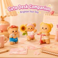 MINISO Butter Bear-Little Wish Series Blind Box, Cute Bear Collectible Figure, Random 1 Design, For Desk Shelf Room Decor, Birthday Christmas Gift - Random Style - 1 Blind Box - View 5