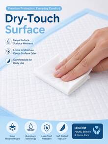20pcs Premium Tear-Resistant Disposable Bed Pads, Super Absorbent Urine Pads, Thickened Adult Incontinence Pads, Also Suitable For Elderly; Can Also Be Used As Pet Training Pads - A - View 7
