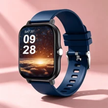 AZRTL Unisex Fashion Sports Smart Watch, Wireless Calling, Calorie, Step Counter, Stopwatch, Sports Mode, Message Reminder, Multi-Function Smart Watch, - Multicolor - View 10