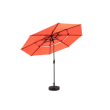 Aluminium 10ft 3 Tier Auto-Tilt (Khaki) (No Base) - 橘色 + 鋼鐵 + 花園與戶外 - 查看 5