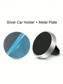 1pc Universal Car Phone Holder, Air Vent Mount, Supports GPS Navigation, Compatible With IPhone And Android Phones, Suitable As Birthday Gift For Family And Friends, Summer Air Vent Phone Holder, Car Accessories - Multicolor - View 13