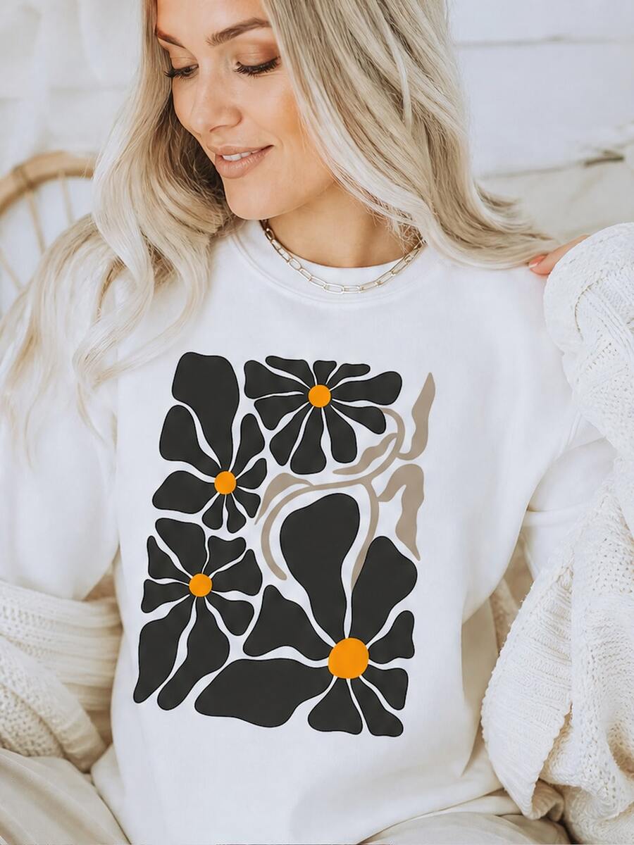 Women Sweatshirts & Hoodies - 白色 - 查看 1