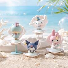 MINISO Sanrio Characters Series Ocean Holiday Blind Box, Cute Desk Collectible, Random 1 Design, For Desk Shelf Room Decor, Birthday Christmas Gift - Random Style - 1 Blind Box - View 6