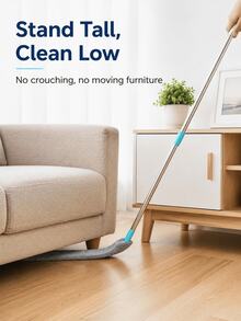 SMEGGEMS Extendable Microfiber Gap Dusting Brush With Telescopic Pole, Bendable Detachable Washable Gap Dust Collector, Suitable For Sofa, Bed, Furniture Bottom - View 8