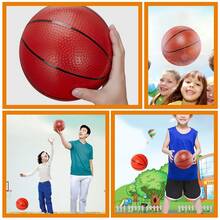 Grevosea 2 Kids Basketball Beach Bouncy Ball Mini Inflatable Basketball High Quality With Pump And Needle, Suitable For Indoor And Outdoor, Pool Party (5.5 Inch) - Multicolor - View 7