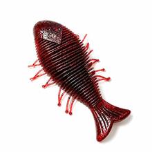 2pcs/Bag Realistic Soft Fishing Lures, Artificial Soft Bait, Vibrating Tentacle Design, Artificial Swimming Lure For Bass And Trout Fishing Accessories, Size 12.8cm - A - View 9