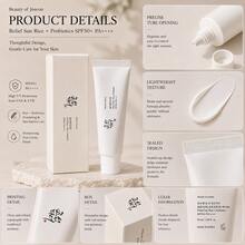 Beauty Of Joseon Relief Sun Rice + Probiotics SPF50+ PA++++, Korean Sunscreen For Face, Daily Moisturizing UV Protection, Lightweight Non-Greasy Sun Cream With Rice Extract - White - View 2
