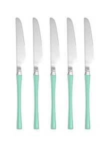 5pcs Stainless Steel Steak Knife Set, Suitable For Family Gatherings, Holiday Feasts, Buffet, Wedding Parties - View 12