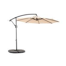 Best Choice Products 10ft Offset Hanging Market Patio/Easy Tilt Adjustment, Polyester Shade, 8 Ribs Backyard, Poolside   -  ( Dark Green )(No Base) - 卡其色 + 鋼鐵 + 花園與戶外 - 查看 6