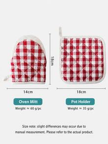 Thickened Heat Resistant Gloves, Extra Thick Long Style, Non-Slip High Temperature Resistant, Microwave Oven Mitts, Baking Gloves, Heat Resistant Kitchen Gloves, Non-Slip Heat Resistant Mat, Suitable For Outdoor Camping - Multicolor - View 7