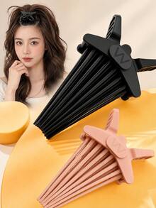 1pc Heat-Free Root Volumizing Clip, Excellent Hair Volumizing Tool, Strong Grip, High Elasticity Material, Lightweight And Portable, No Manual Styling Required Root Volumizing Styling Clip Comb - Multicolor - View 1