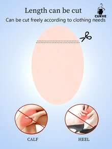 10pcs Unisex Ultra-Thin Disposable Anti-Chafing Thigh Patches, Invisible Design Inner Thigh Protection Patches, Travel Essential Anti-Pressure Leg Patches - One Size - View 6