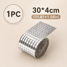 Self-Adhesive Mosaic Mirror Sticker Roll, 5mm Glass Mini Mirror Squares, Suitable For DIY Disco Ball, Crafts, Vases, Wall And Home Decor - Multicolor - View 13