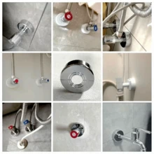 1/3pcs Heating Pipe Exhaust Pipe Water Pipe Wall Hole Circular Split Non-Disassembly Decorative Cover Ugly Cover Cuttable Wall Split - Multicolor - View 9