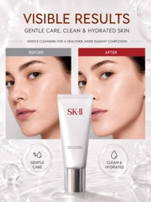 SK-II 潔面乳，正裝 120g/試用裝 20g，玫瑰香氛油，深層滋養，清爽保濕肌膚，溫和日常清潔 - SK2潔面乳 - 查看 10