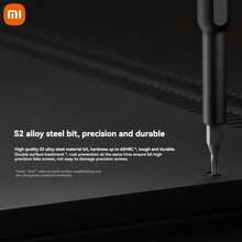Xiaomi 24-In-1 Precision Screwdriver Kit Co-Developed With Wiha, Magnetic Screwdriver Set, 24pcs S2 Steel Bits, Pop-Up Aluminum Alloy Storage Case, Portable Electronics Repair Tool For Smartphone, Laptop, Watch, Eyeglasses, Camera DIY Disassembly - Grey - View 7