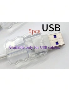 1/5/10件 ABS樹脂電纜套管：保護您的電纜免於斷裂與脫落 - 彩色 - 查看 19